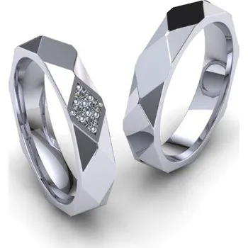 Prsten SN19006 Snubní prsteny pánský Materiál: Červené zlato 14kt, Šířka: 4, Velikost: 41