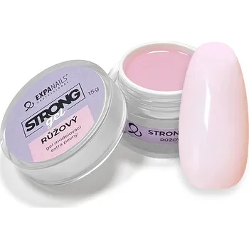 Umělé nehty UV/LED Gel modelovací Strong - Růžový 50 g