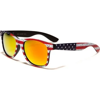 Sluneční brýle Retro Unisex Sluneční brýle wayfarer USA Oranžové Retro Optic WF01-USAs1