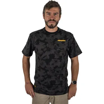 Pánské tričko Mikbaits oblečení - Tričko Mikbaits Black camou Velikost: 3XL + Kód na slevu 10%: SLEVA10