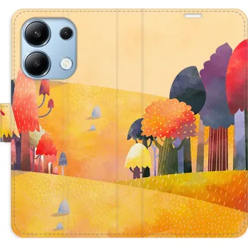 Pouzdro na mobilní telefon Flipové pouzdro iSaprio - Autumn Forest - Xiaomi Redmi Note 13