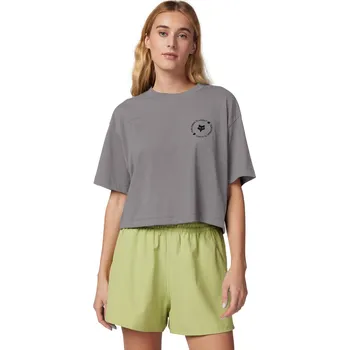 Tričko Fox Wms Byrd Crop SS stone L 2024 - Odesíláme do 24 hodin