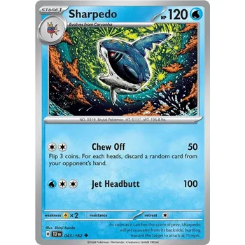 Karetní hra Sharpedo 043/162 - Temporal Forces Typ karty: Non-Holo