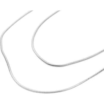 Náhrdelník franco bene Dvojitý náhrdelník - stříbrný | 1451