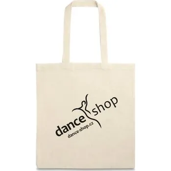 Dance-shop.cz s.r.o.,Taška bavlněná, logo Dance shop 996,natural, černé logo