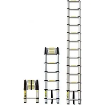 Železářství PROPER Žebřík teleskopický 3,2m hliníkový