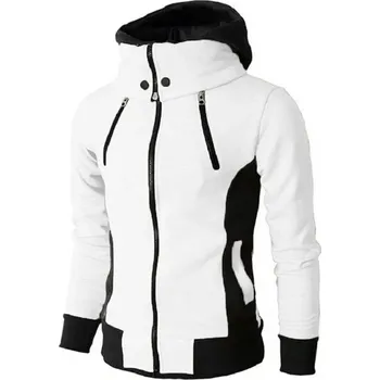 Pánská softshellová bunda Pánská slim fit větrovka Barva: Bílá, Velikost: L