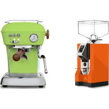 Set domácích spotřebičů Ascaso Dream PID, Fresh Pistachio + Eureka Mignon Specialita,…