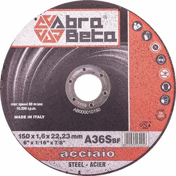 Řezný kotouč Kotouč řezný na ocel rovný Abra Beta 150x1,6