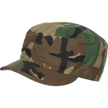 Pokrývka hlavy MFH Čepice US Patrol Cap R/S Woodland MFH® 10213T Vyberte velikost: XL(60-61)