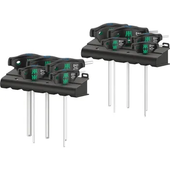 Šroubovák 454/10 HF Set Imperial 1, sada šroubováků Hex-Plus s příčnou rukojetí a přidržovací funkcí, palcové, 10 dílný [05023451001]