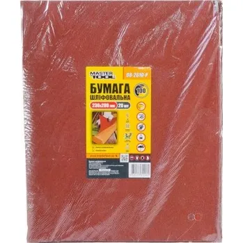 Brusný papír Voděodolný brusný papír 20ks MASTERTOOL P100 230x280 mm 08-2610-Р