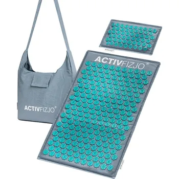 ACTIVESHOP Malá akupresní podložka s polštářem PREMIUM - tyrkysová