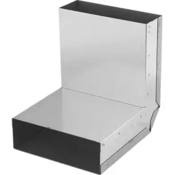 Karl - Koleno stěna-strop 90°, kanál, 200 x 90 mm