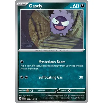 Karetní hra Gastly 102/162 - Temporal Forces Typ karty: Reverse Holo