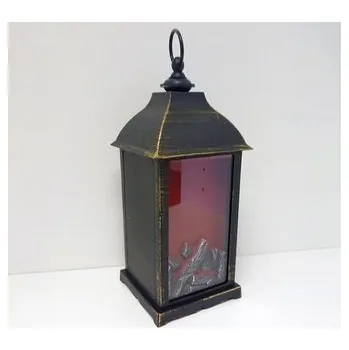 Lampička Lampa plast s ohněm