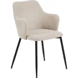 Krémová čalouněná jídelní křesla v sadě 2 ks Ilsa – Actona ID_1568752