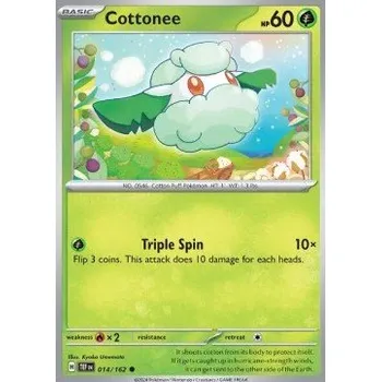 Volný čas Pokémon TEF 014/162 Cottonee - Temporal Forces Stav: Near Mint, Verze: NORMAL