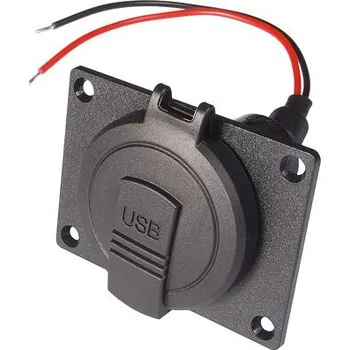 Elektrická zásuvka Zapuštěná zásuvka s krytem Pro Car varianta s instalační deskou