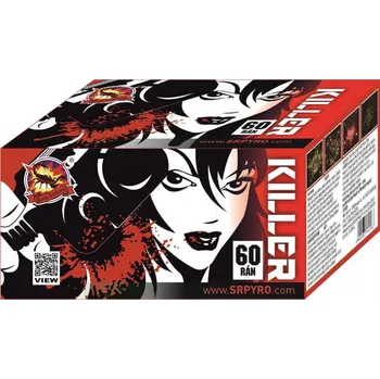 Zábavní pyrotechnika Kompaktní ohňostroj KILLER 60R 16MM