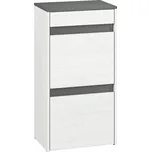 TURBIO botník 2D s výklopnými dvířky, borovice sněžná/antracit + vyzvednutí ZDARMA