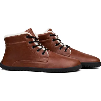 Dámská zimní obuv Ahinsa Shoes Dámské zimní barefoot boty Sundara Winter světle hnědé 42
