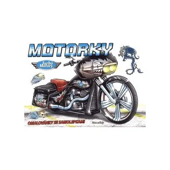 omalovánky Turbo motory Motorky omalovánky se samolepkami