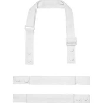 Premier Workwear Gastro zástěra - popruhy PR191 White 2,5 x 90 cm