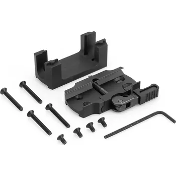 Sportovní střelba JJ Airsoft Zvyšující QD RIS montáž pro kolimátor ZV-1 - černá