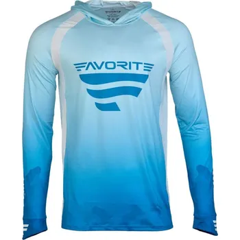 Rybářské oblečení Tričko Favorite Hooded F Logo Velikost L