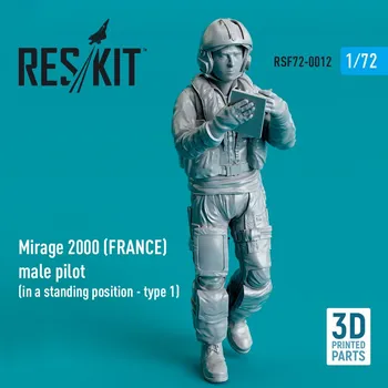 Plastikový model 1/72 Mirage 2000 FRANCE male pilot - standing 1