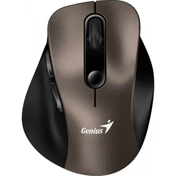 Myš Genius Ergo 9000S/Ergonomická/Optická/Pro praváky/2 400 DPI/USB+BT/Champagne Titanium