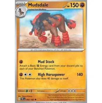 Volný čas Pokémon TEF 092/162 Mudsdale - Temporal Forces Stav: Near Mint, Verze: NORMAL