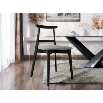 Jídelní židle Čalouněná jídelní židle KT71, Potah: Magic Velvet 2217, Barva dřeva: czarny MIRJAN 5903211313707