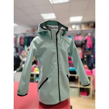 Fantom Softshellový kabát s ÚPLETEM - mentolový KONFEKČNÍ VELIKOST: 98