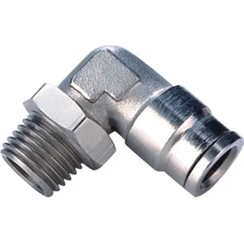 Fitinka Noname L-spojky, vnější závit R, pro hadičku 6mm - otočné Rozměr závitu: 1/8"