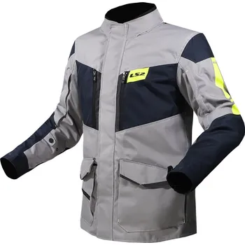 Moto bunda LS2 METROPOLIS EVO MAN JACKET TITANIUM YELLOW - 4XL