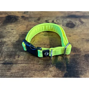 Obojek pro psa Muarel Softsheelový textilní obojek neon Yelllow 20mm/ 29-47 cm