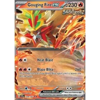 Karetní hra Pokémon TEF 038/162 Gouging Fire ex - Temporal Forces