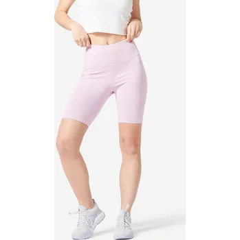 Dámské kraťasy DOMYOS Dámské cyklistické fitness kraťasy 520 XS RŮŽOVÁ