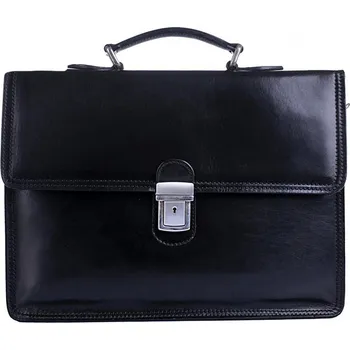 Pánská aktovka Kožená aktovka 904 černá