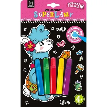 První čtění Welurkowe superlamy. Dotykaj i koloruj - Agata Kaczyńska