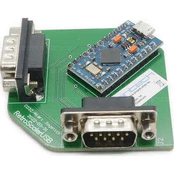 Joystick SINTECH© Premium RetroScalerUSB - USB adapter pro DB9 joysticky včetně USB kabelu Design: CD32/Atari