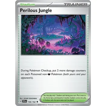 Karetní hra Perilous Jungle 156/162 - Temporal Forces Typ karty: Non-Holo