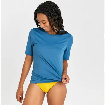 Dámské tričko DECATHLON Dámské tričko s UV ochranou s krátkým rukávem na surf 2XL