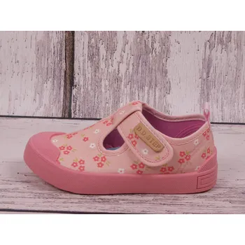 Dívčí sandály D.D.step Sandálky plátěnky tenisky D.D. step CSG-41979A růžové s kvítky velikost: 27