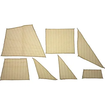 RC model lodě Dušek Dušek Le Cerf 1779 1:72 - sada plachet AS_KR-21213S