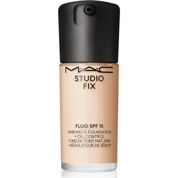 Make-up MAC Cosmetics Studio Fix Fluid SPF 15 24HR Matte Foundation + Oil Control matující make-up SPF 15 odstín NC5 30 ml