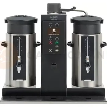 Barová židle Kávovar na filtrovanou kávu dvojitý, 240 šálků/h, 815x470x700 mm, 10 l, 3,18 kW | ANIMO, ComBi-line CB2x5
