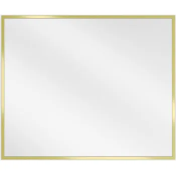 Zrcadlo Mexen Loft obdélníkové koupelnové zrcadlo 60 x 50 cm, zlatý rám - 9852-060-050-000-50